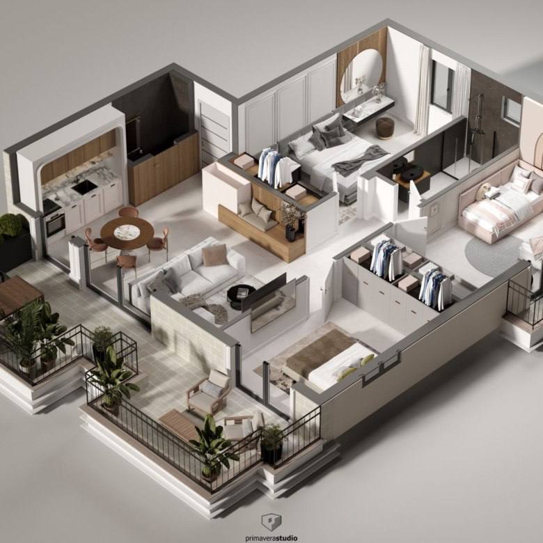 Квартира с 3 спальнями в Доброте, 104 м² thumbnail 15