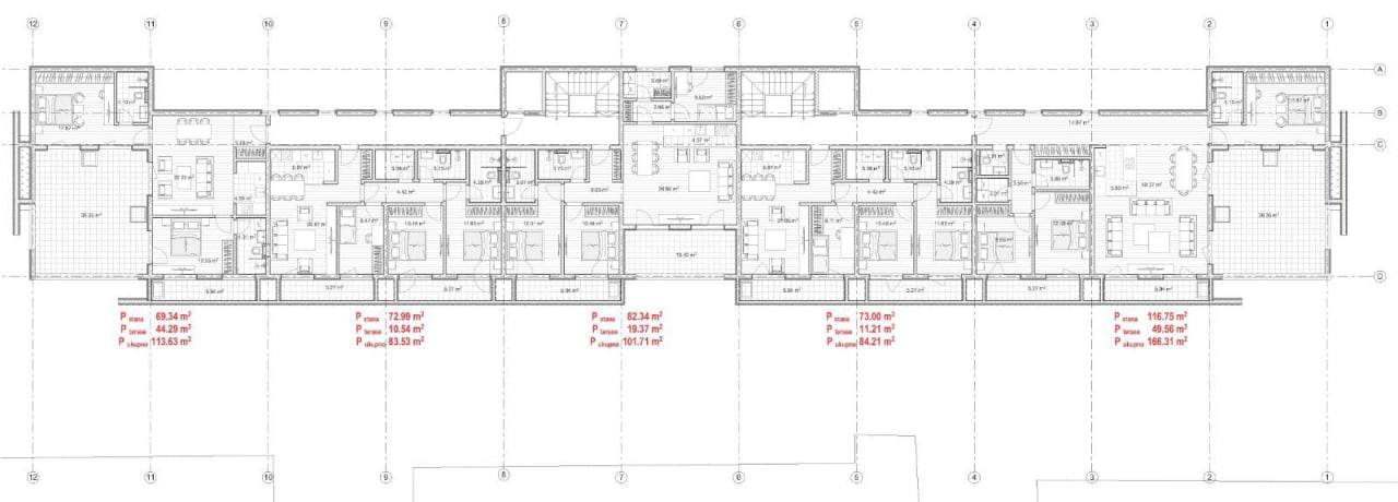 Квартира с 3 спальнями в Будве, 85 м² thumbnail 6