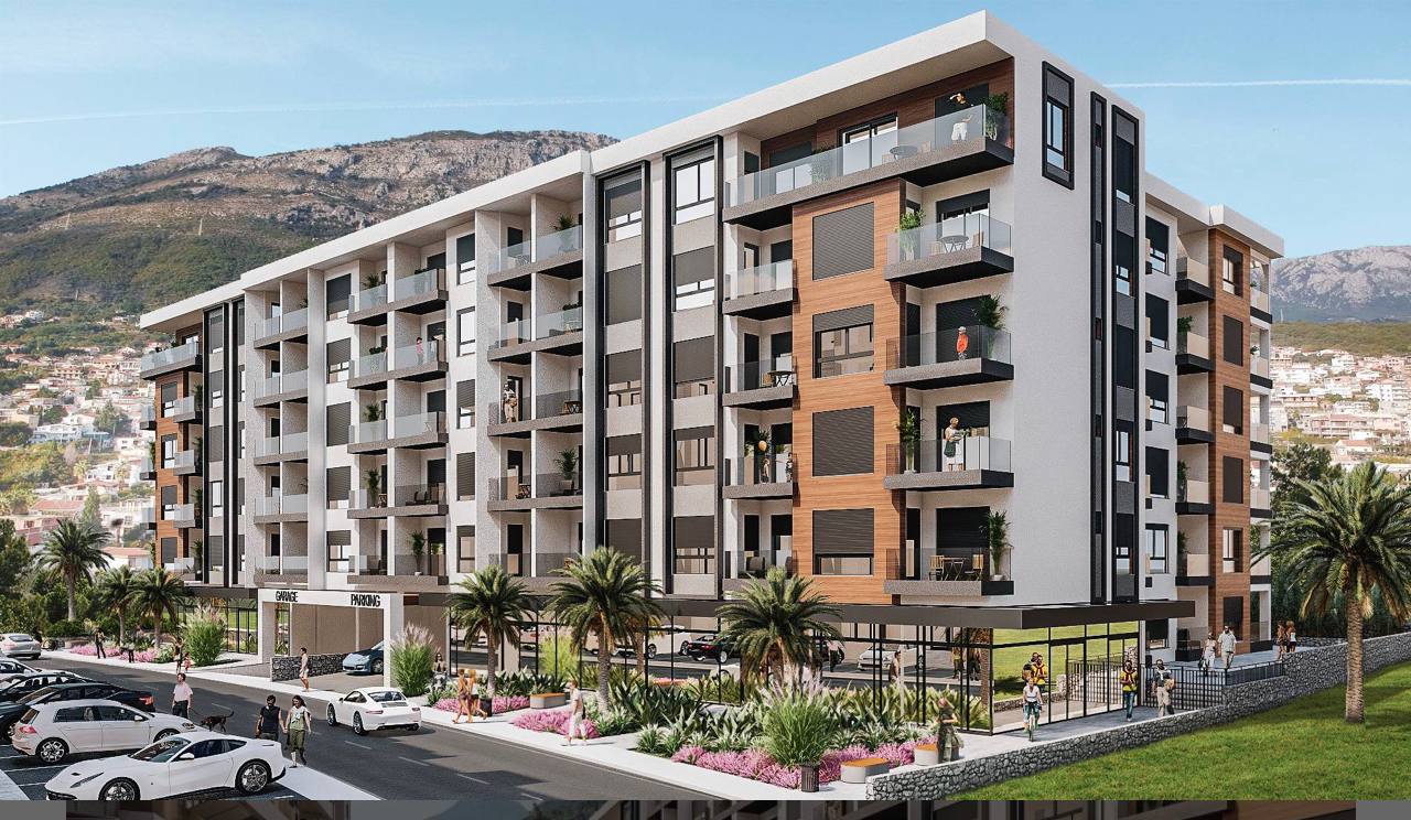 Квартира с 1 спальней в Баре, 45 м²