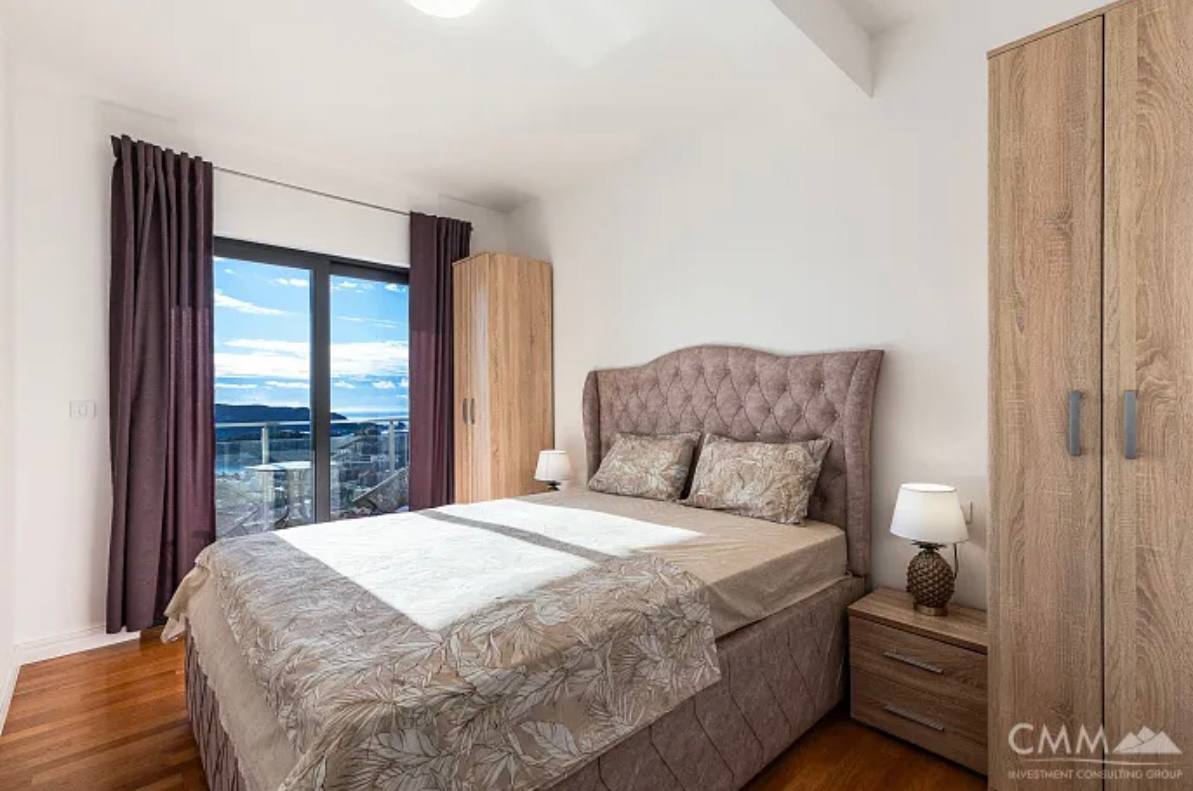 Квартира с 2 спальнями в Бечичи, 55 м²