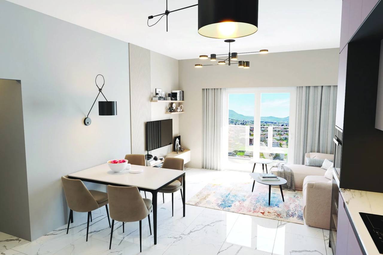 Квартира с 1 спальней в Баре, 57 м²