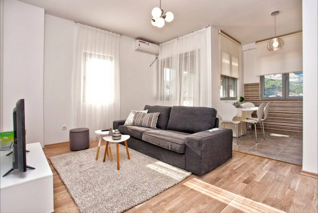 Квартира с 2 спальнями в Будве, 58 м²