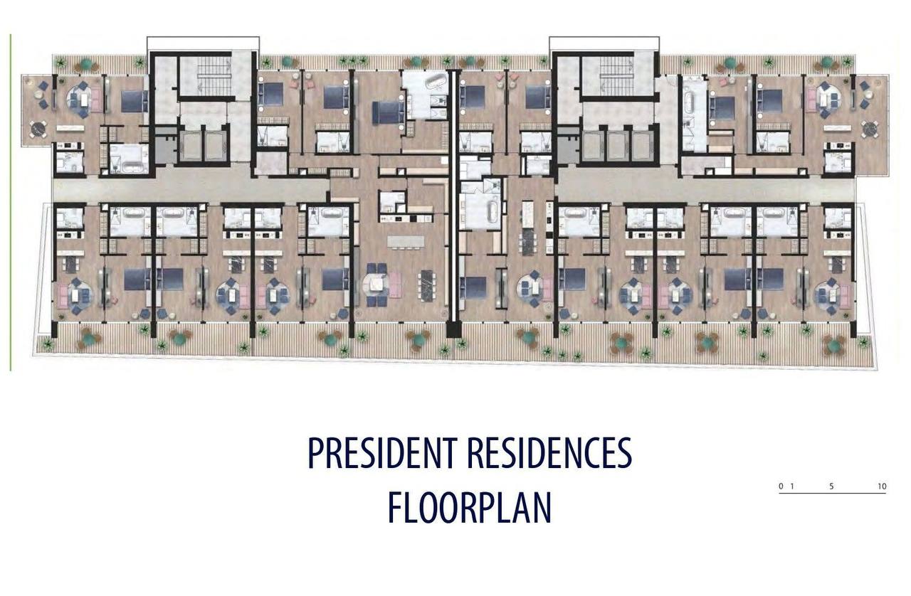 Пентхаус с 3 спальнями в Будве, 225 м² 5