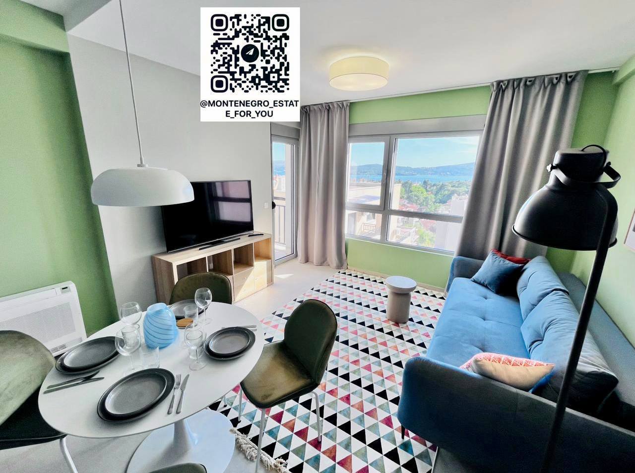 Квартира с 1 спальней в Porto Montenegro, 45 м²