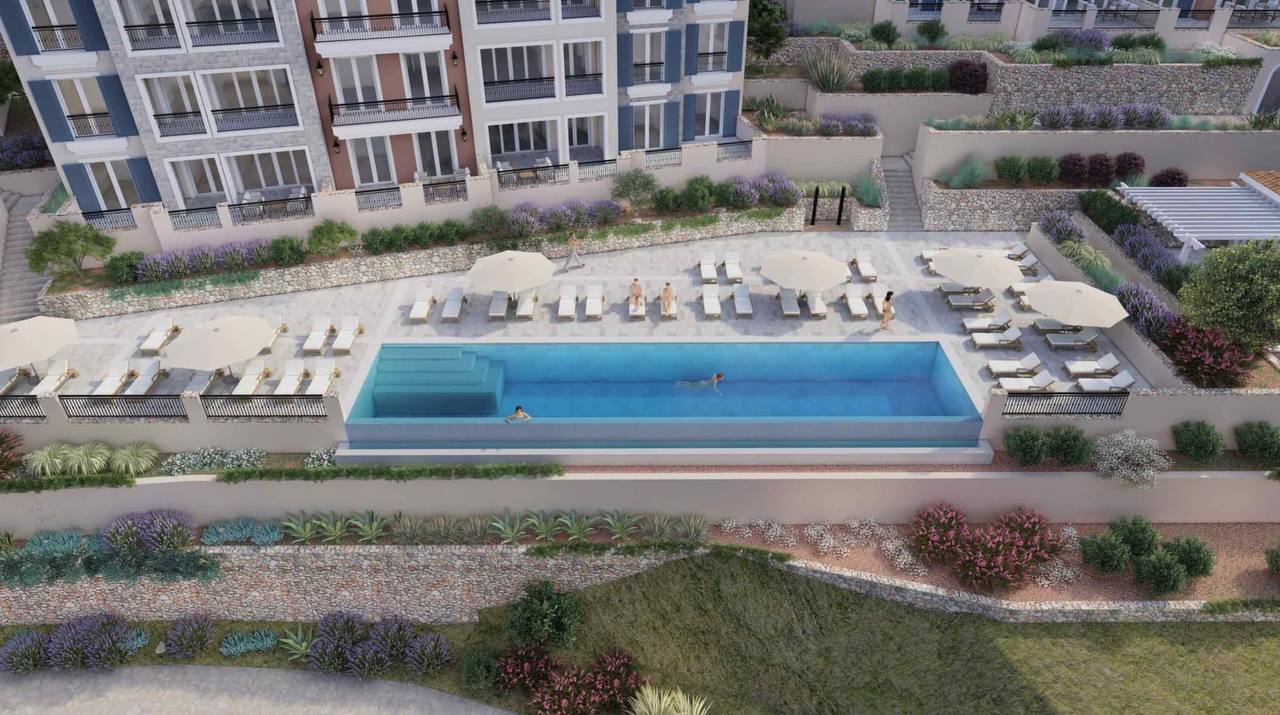Квартира с 1 спальней в Luštica Bay, 64.76 м² 2