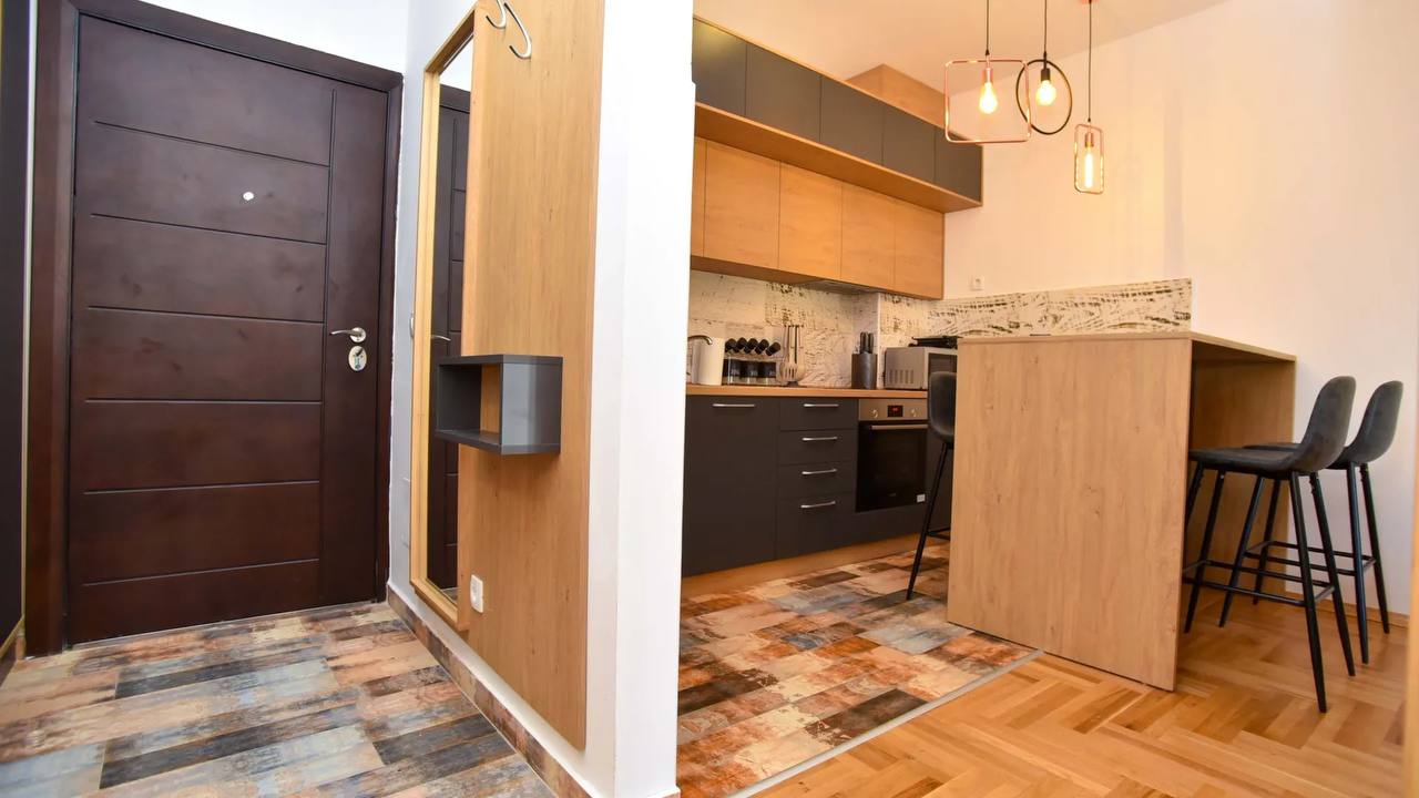 Квартира с 2 спальнями в Будве, 42 м²