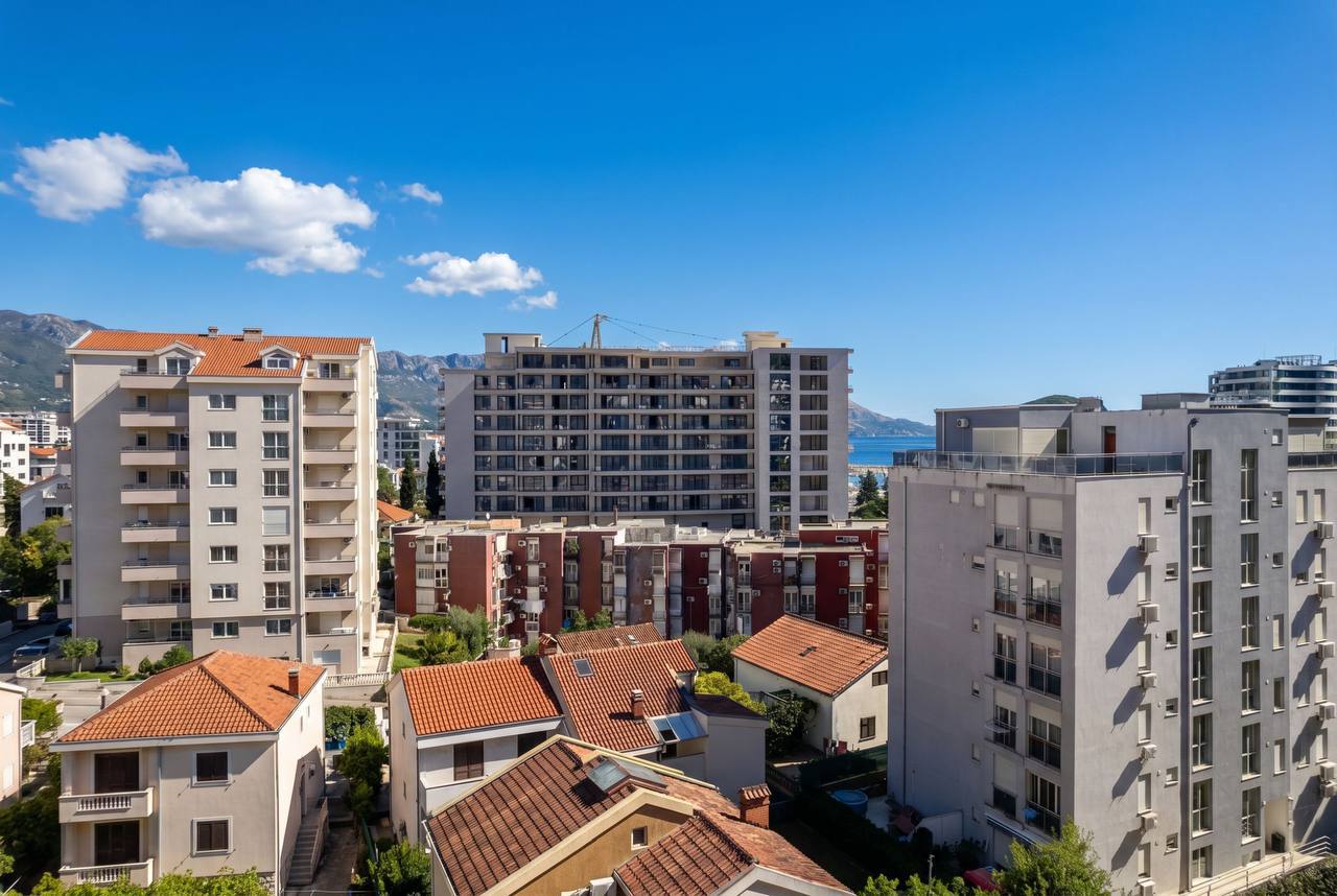Квартира с 1 спальней в Будве, 51 м²