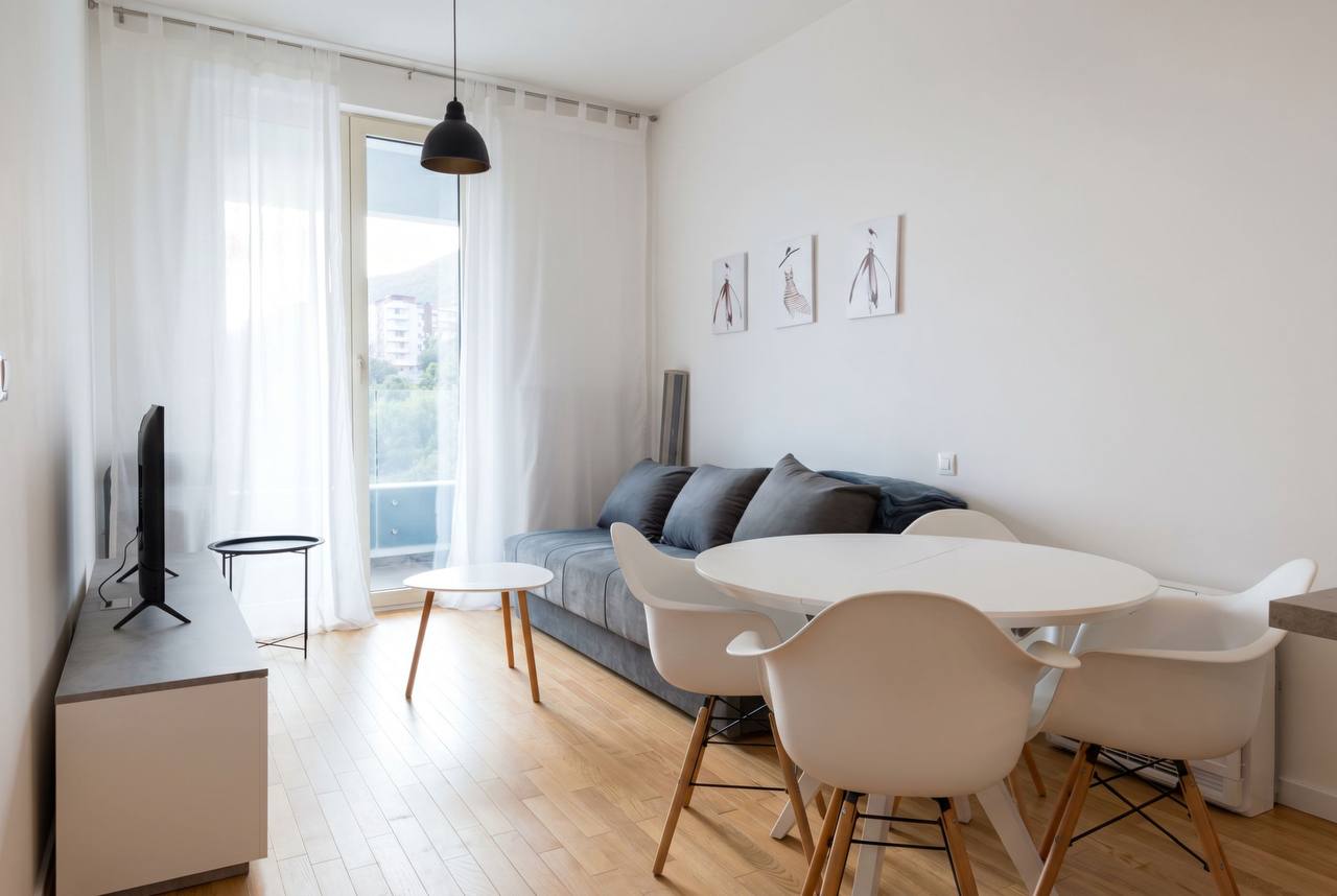 Квартира с 1 спальней в Бечичи, 47 м²
