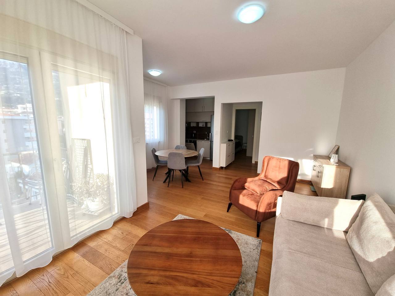 Квартира с 1 спальней в Будве, 55 м²