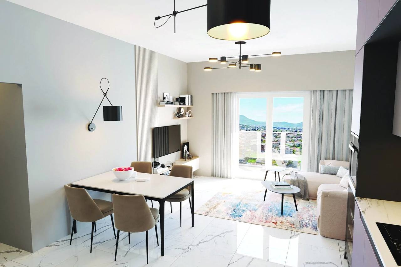 Квартира с 1 спальней в Баре, 57 м²