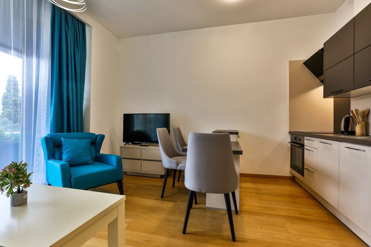 Квартира с 1 спальней в Будве, 56 м²