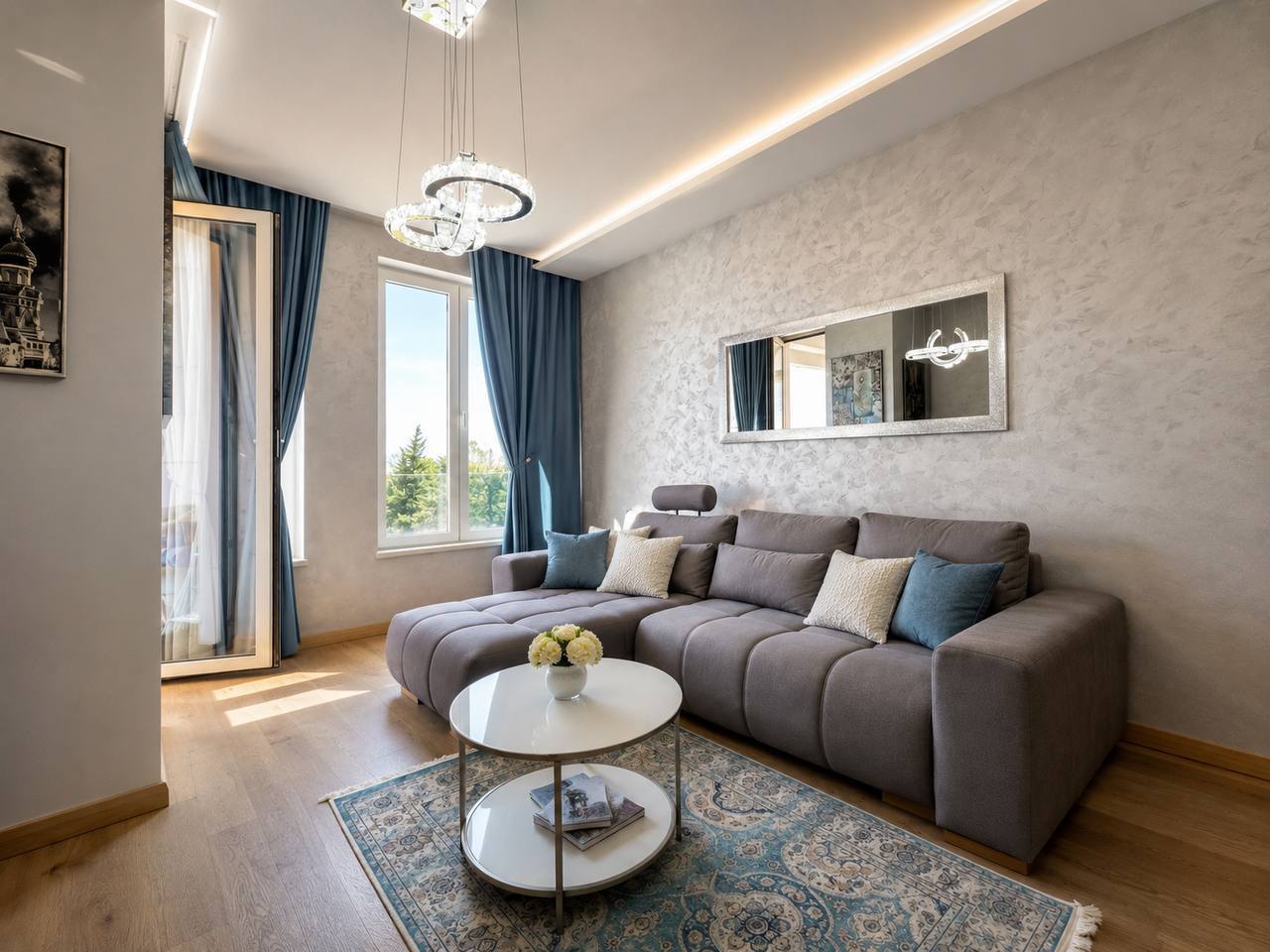 Квартира с 1 спальней в Будве, 55 м²