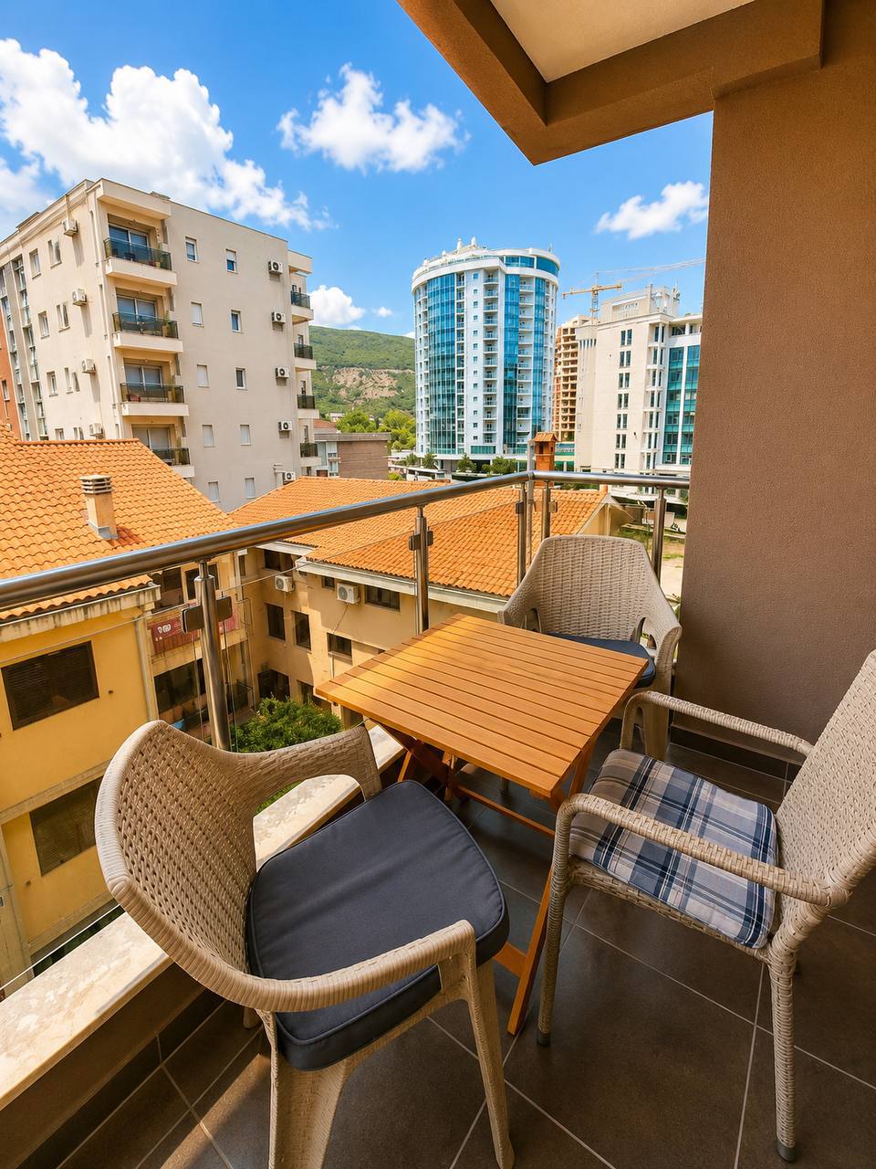 Квартира с 1 спальней в Будве, 48 м²