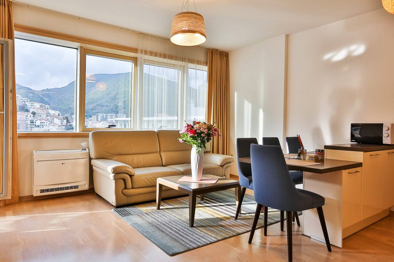 Квартира с 1 спальней в Будве, 47 м²