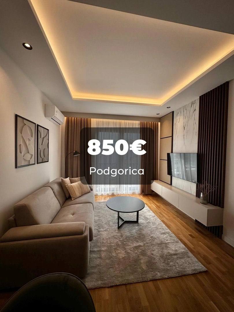 Квартира с 1 спальней в Подгорице, 43 м²