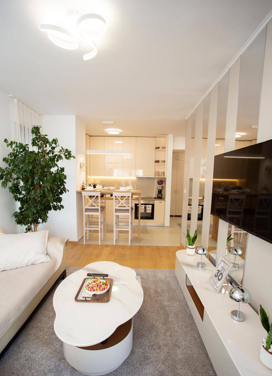 Квартира с 1 спальней в Бечичи, 47 м²