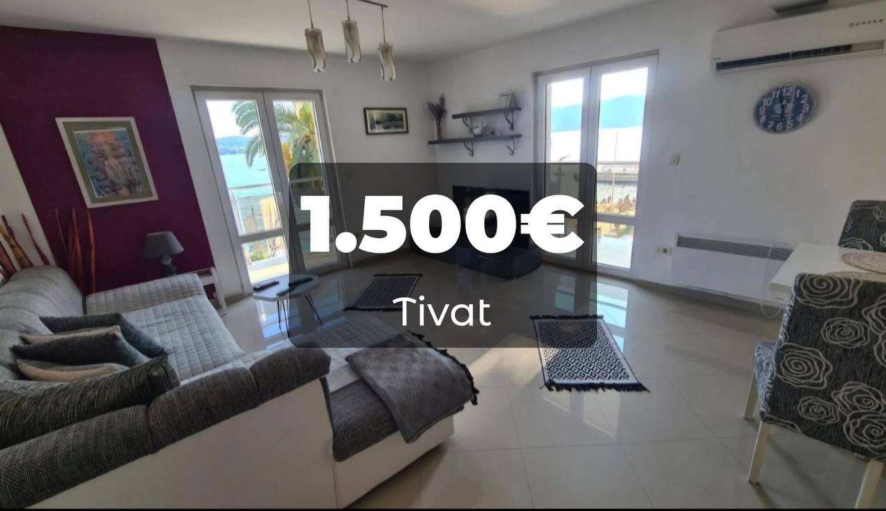 Квартира с 2 спальнями в Тивате, 54 м²