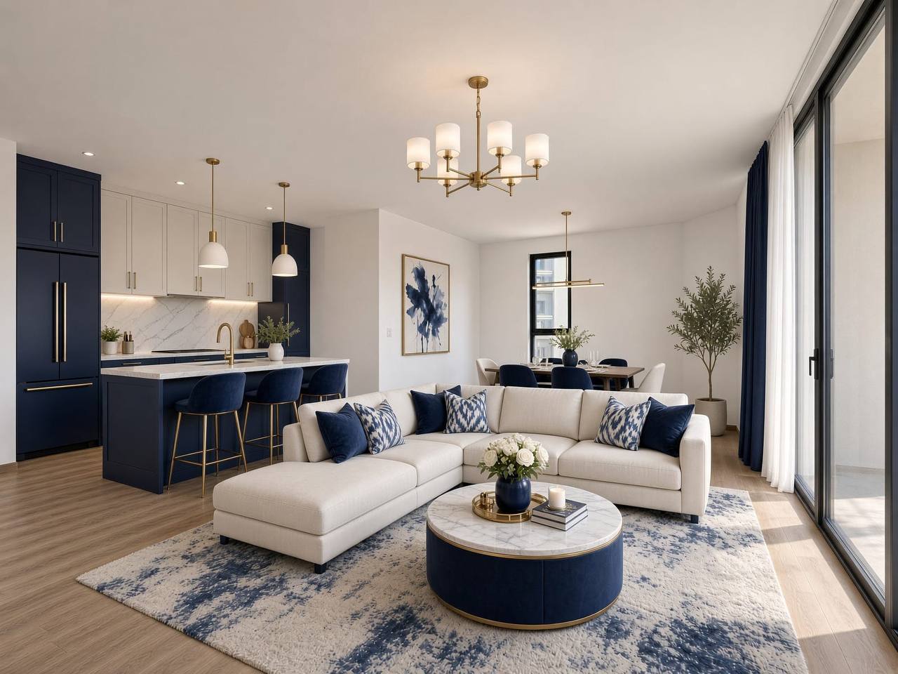 Квартира с 3 спальнями в Бечичи, 128 м²