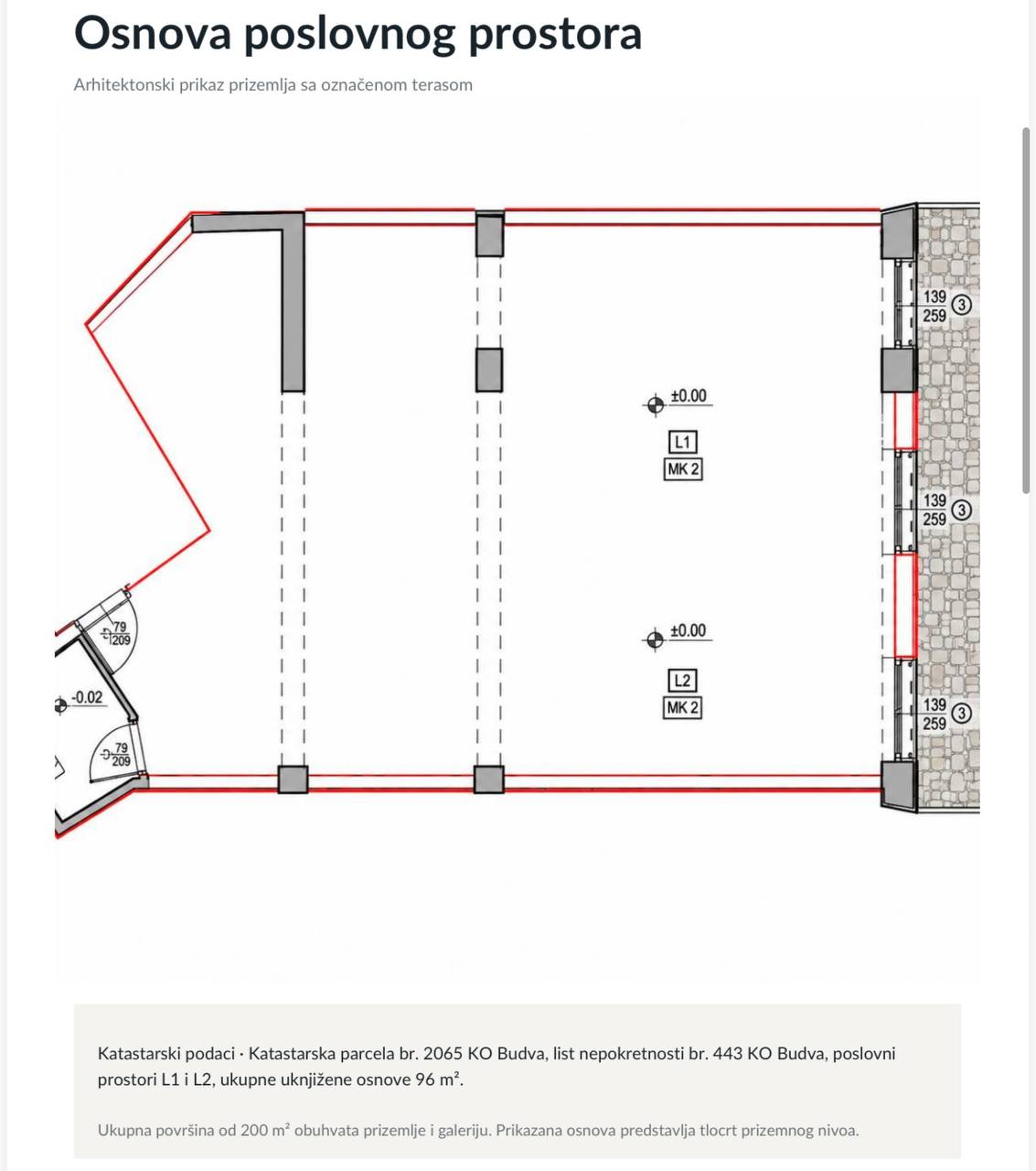 Коммерческое помещение в Будве, 200 м² 3