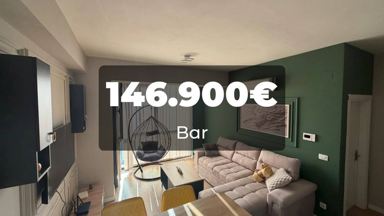 Квартира с 1 спальней в Баре, 44 м²