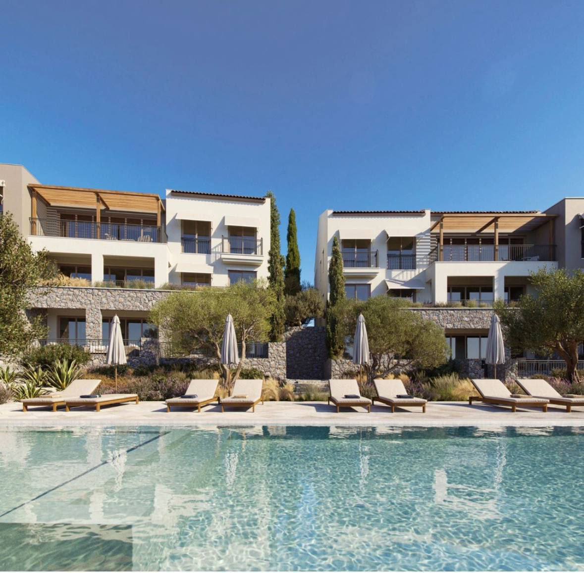Дуплекс с 3 спальнями в Luštica Bay, 124 м²