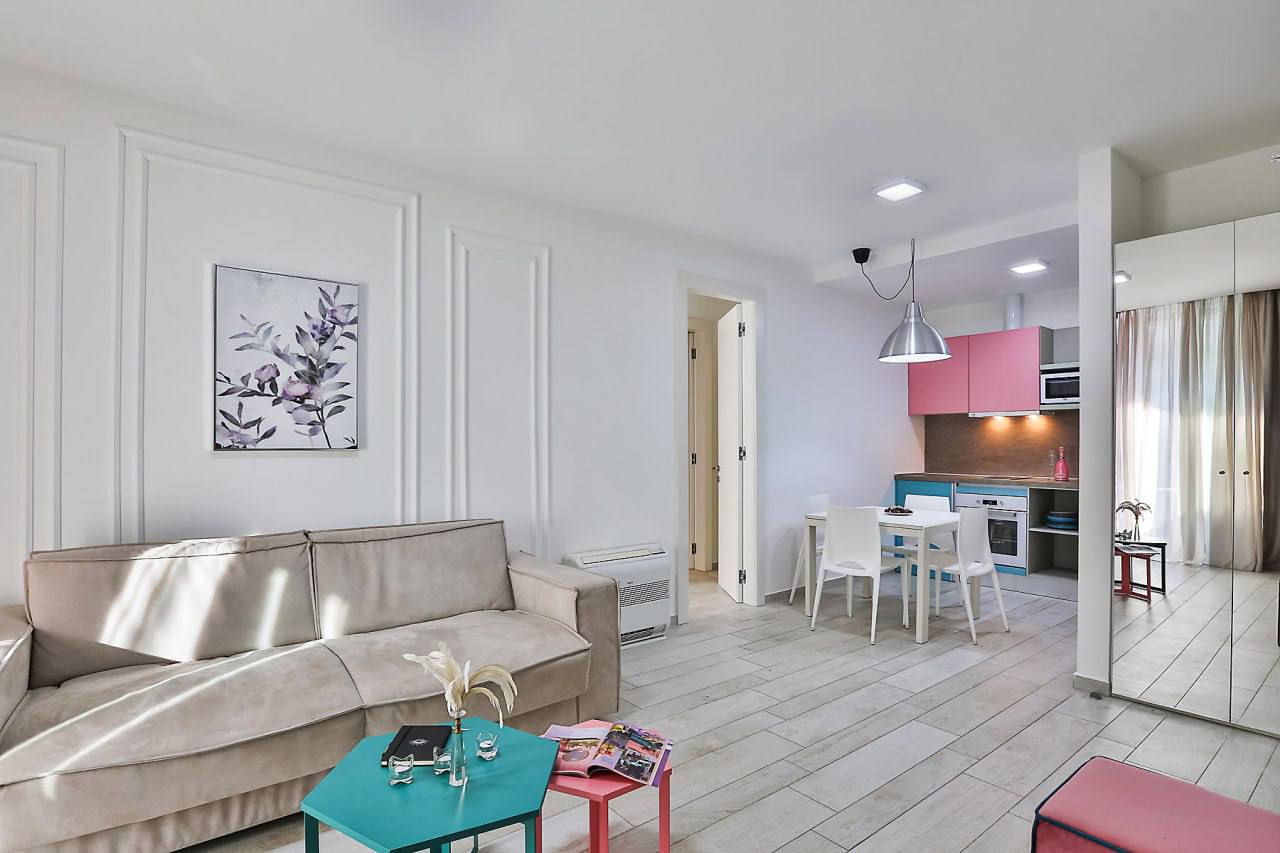Квартира с 1 спальней в Будве, 50 м²