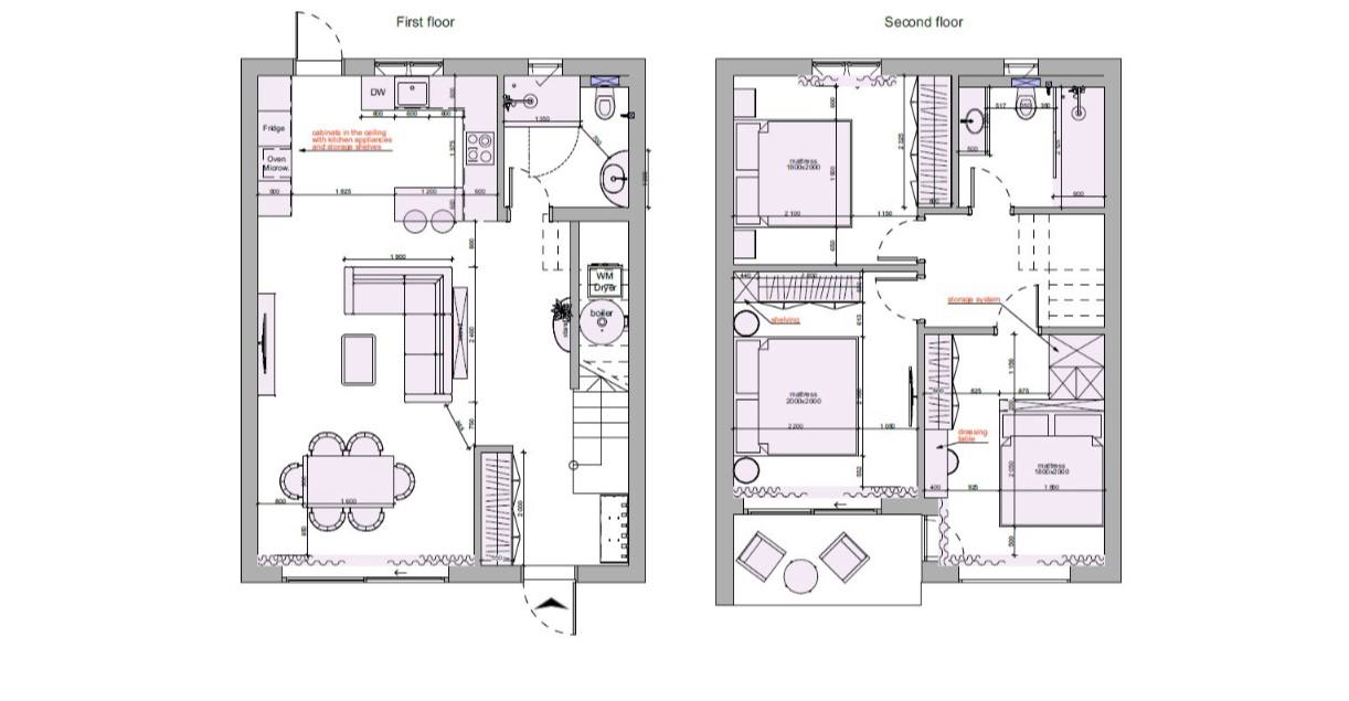 Таунхаус с 3 спальнями в Тивате, 130 м² 3