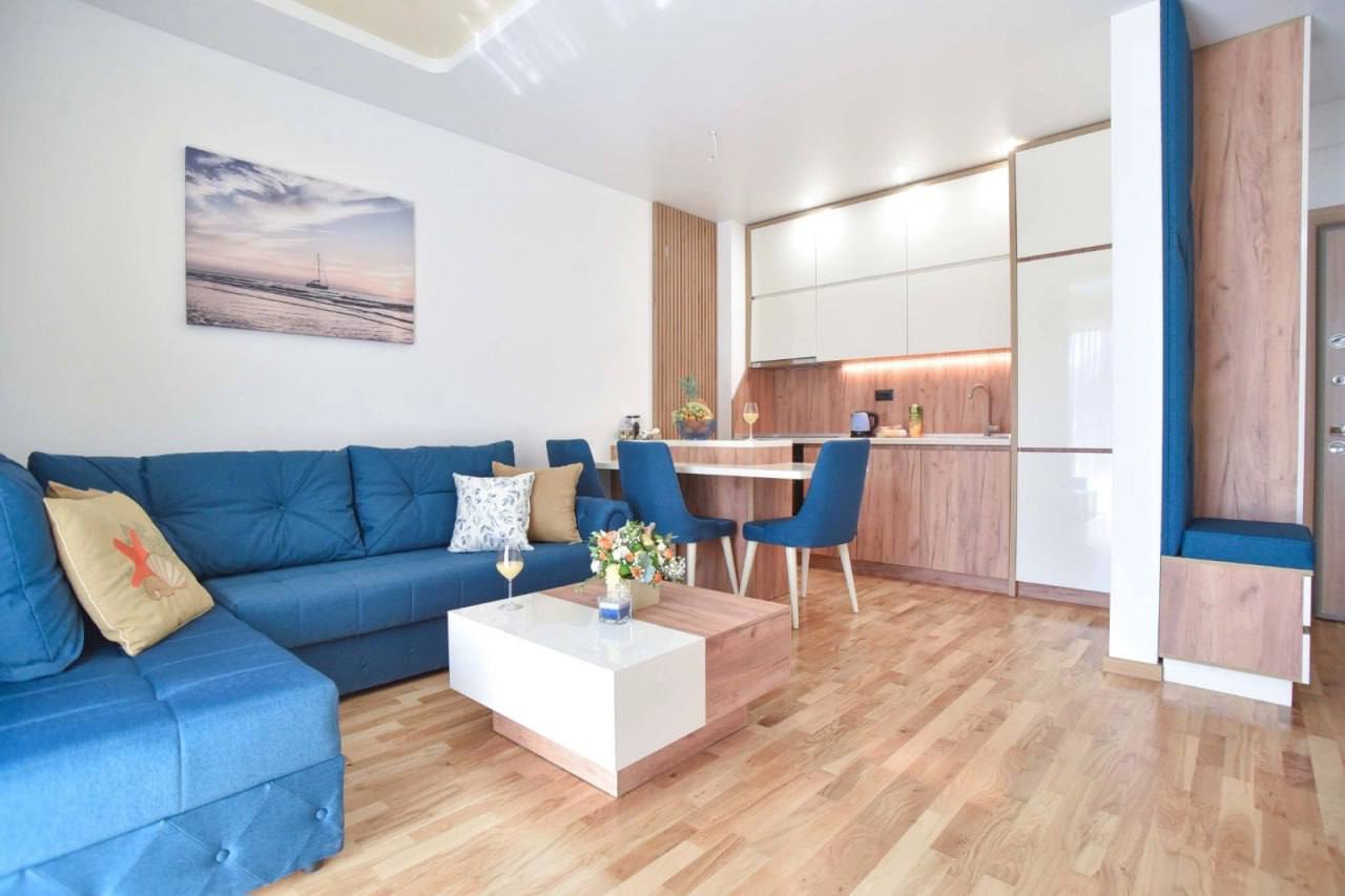 Квартира с 1 спальней в Бечичи, 43 м²