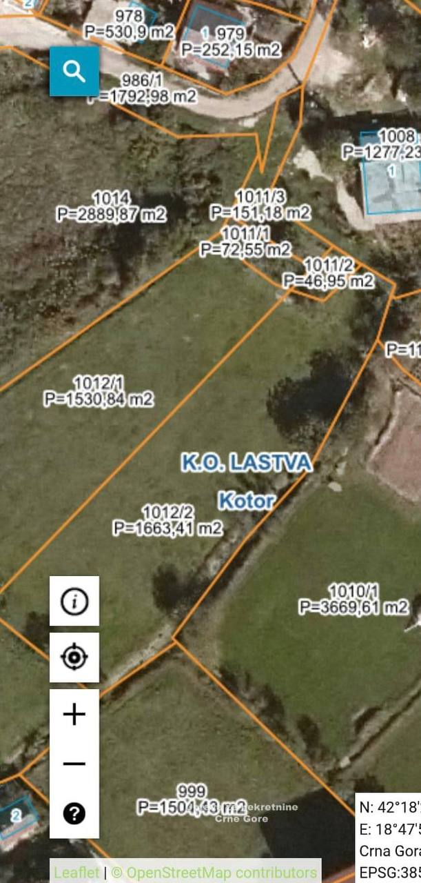 Участок в Ластве-Грбальской, 6680 м²
