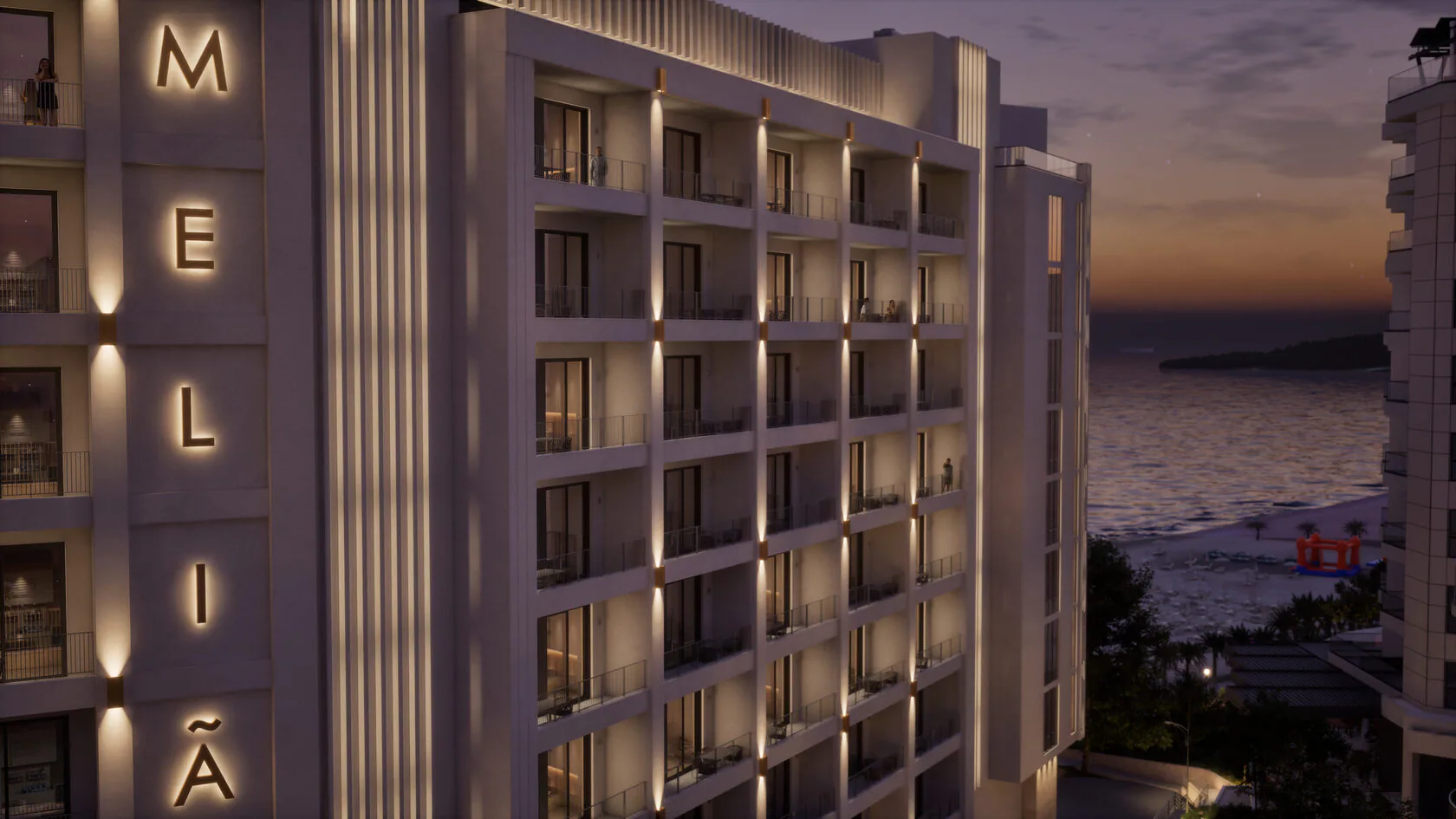Квартира с 1 спальней в Бечичи, 56 м²