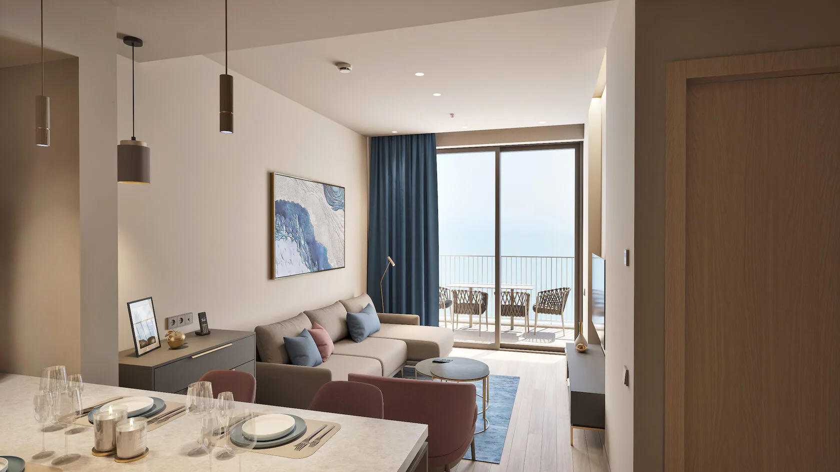 Квартира с 1 спальней в Бечичи, 56 м² 9